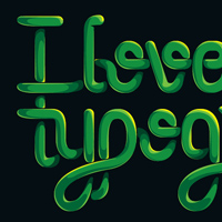 200x200 Vector Text Effects