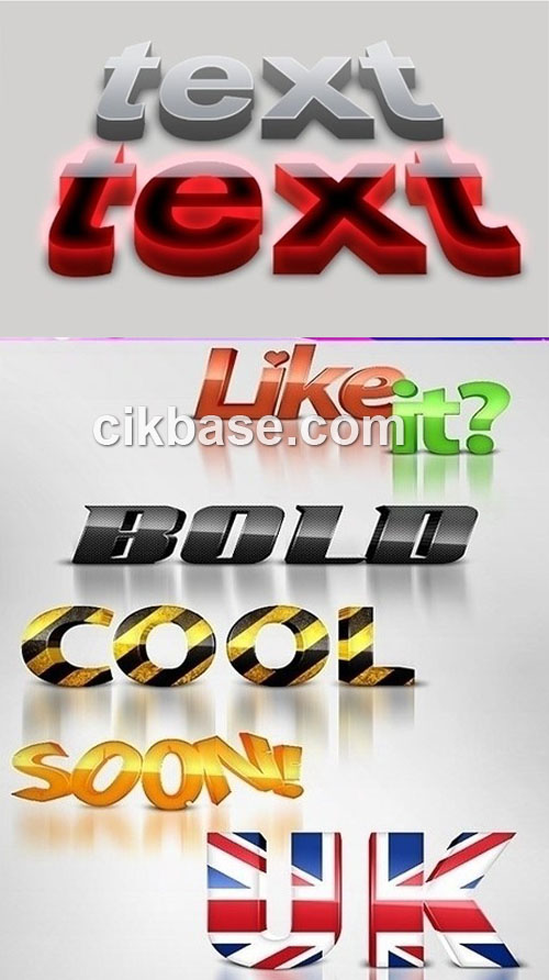 500x892 Photoshop Text Effects