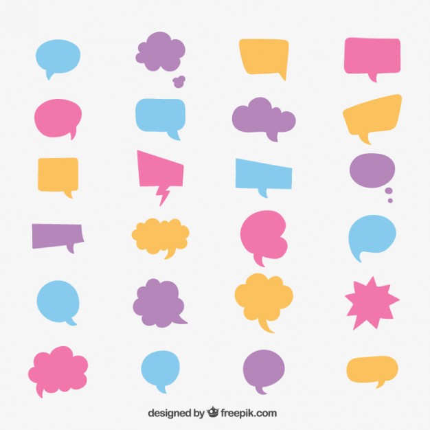 626x626 Cartoon Bubble Talk Vector