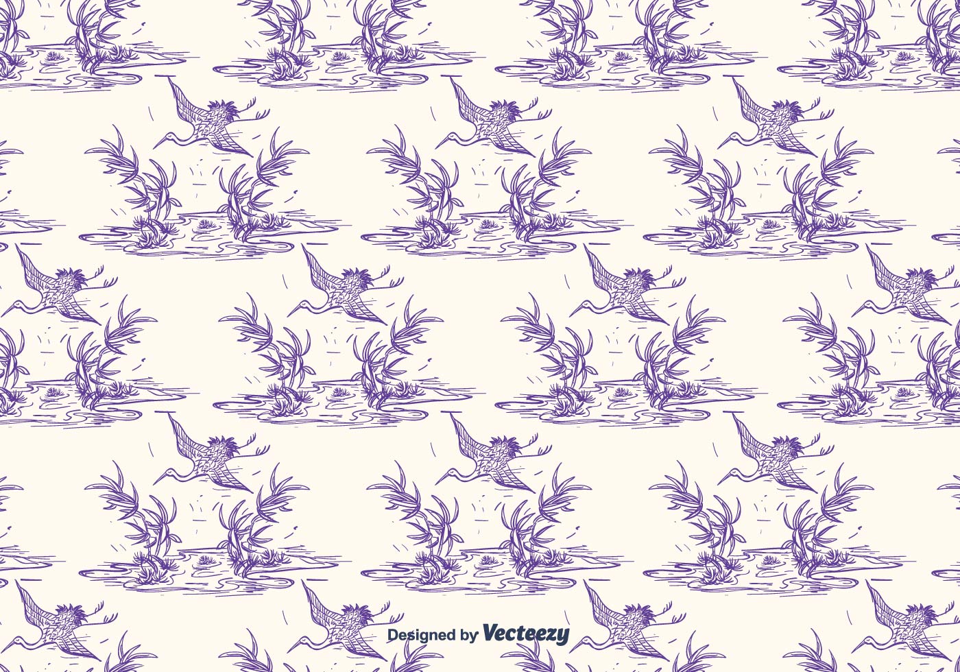 1400x980 Toile Pattern Vector