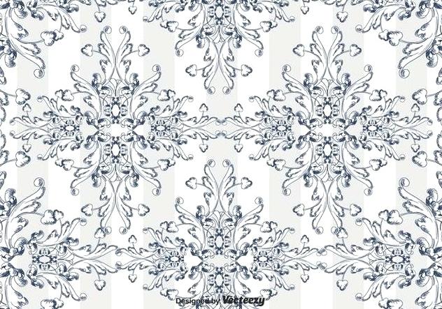632x443 Toile Pattern Vector