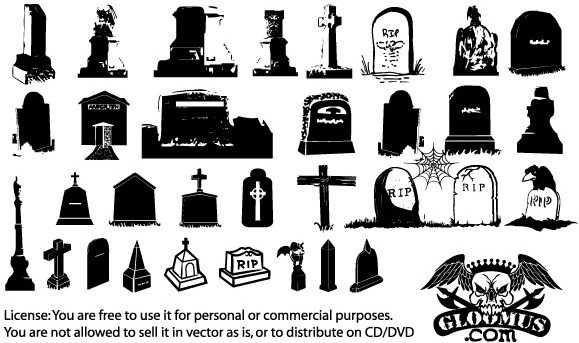 579x343 Vector Gravestone Free Vector Download (11 Free Vector) For