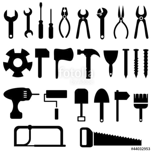 500x500 Tools Icon Set Stock Image And Royalty Free Vector Files On