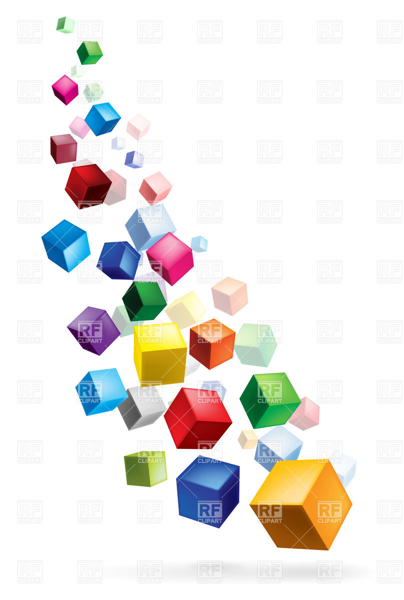 809x1200 Color Cubes Torrent Vector Image Vector Artwork Of Backgrounds