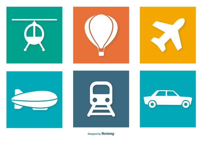 700x490 Transportation Icon Collection