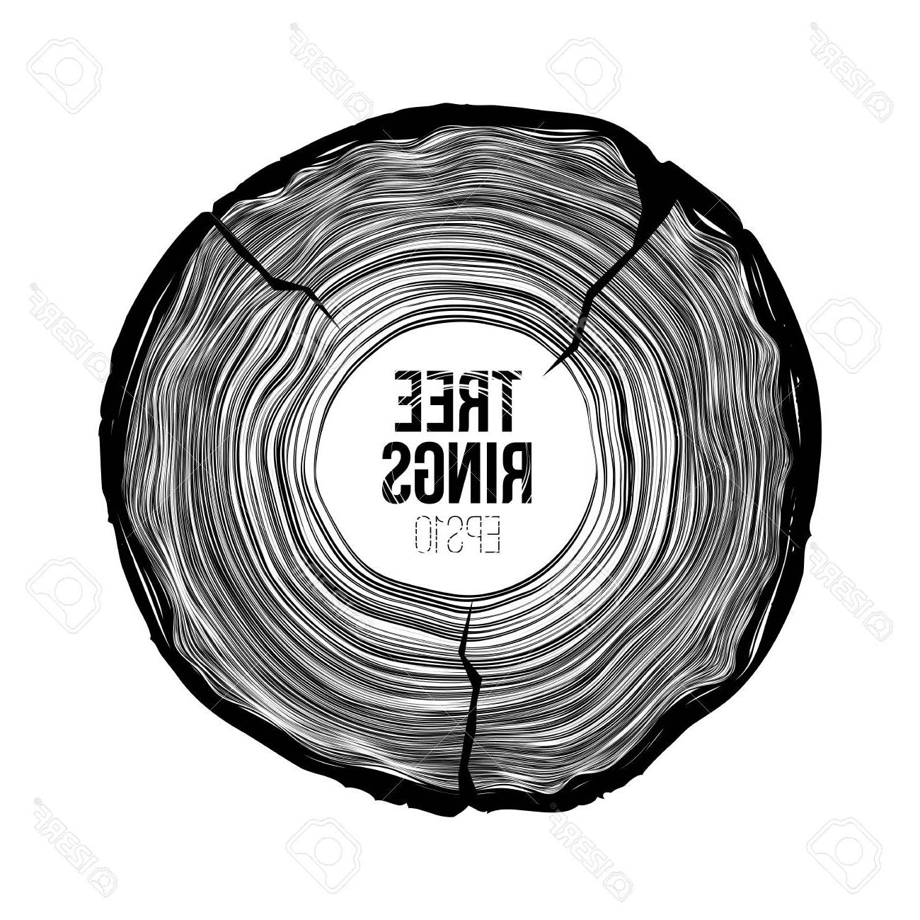 1300x1299 Top 10 Vector Tree Rings Slice With Crack Annual Life Texture