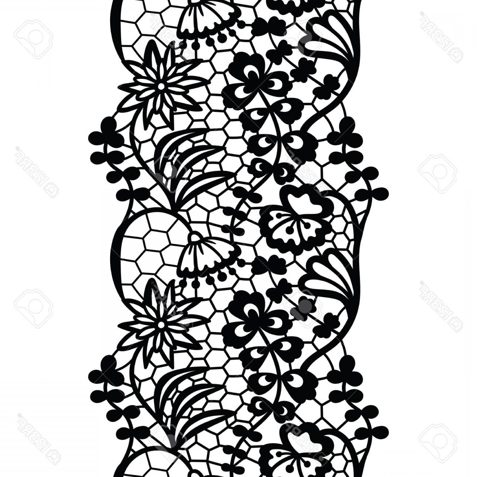 1560x1560 Black Lace Trim Vector Shopatcloth