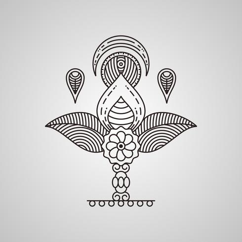 490x490 Unique Henna Art Vectors