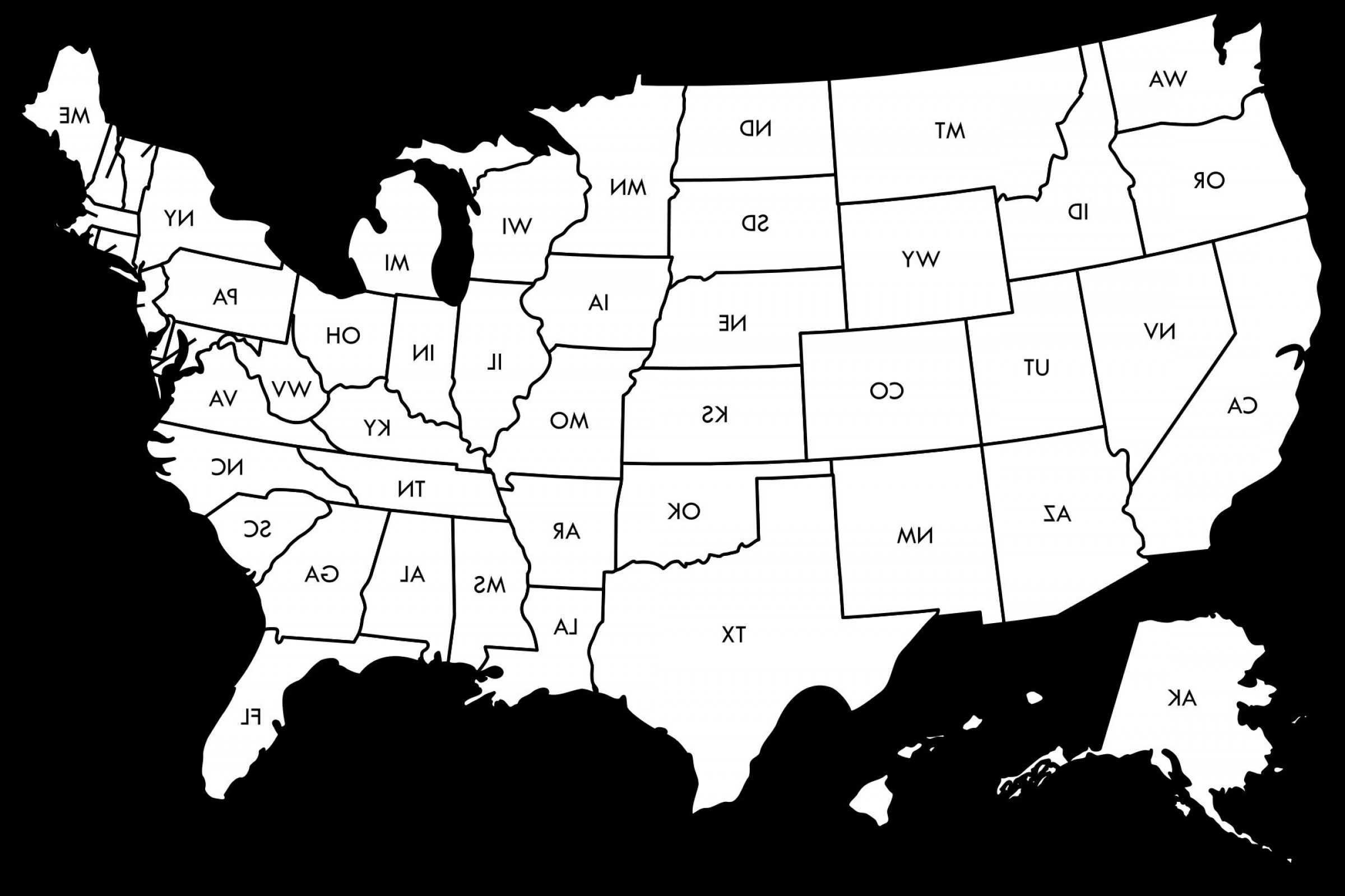 2400x1599 Vector Graphics Us Map Blank Usa Outline Map United States Fresh