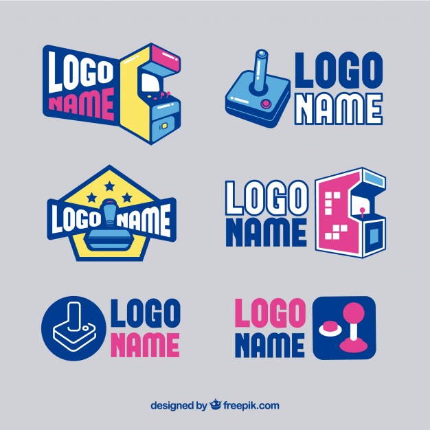 626x626 Pack Of Video Game Logos Vector Free Download