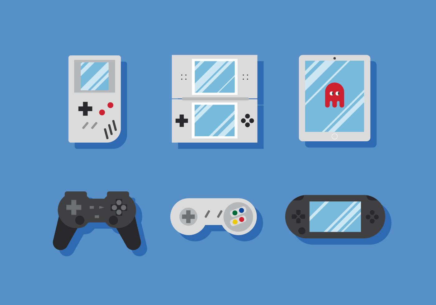 1400x980 Video Game Free Vector Art