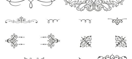 540x241 85 Free Vintage Vector Ornaments
