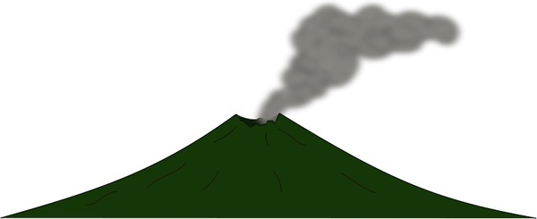 600x245 Vector Volcano Free Free Vector Download (20 Free Vector) For
