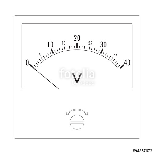 500x500 Voltmeter Icon. Stock Image And Royalty Free Vector Files On