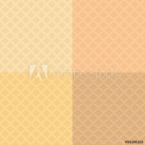 500x500 Vector Waffle Pattern Background,seamless,flat Design