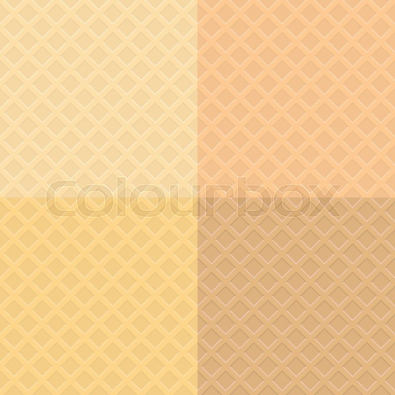 800x800 Vector Waffle Pattern Background,seamless,flat Design Stock