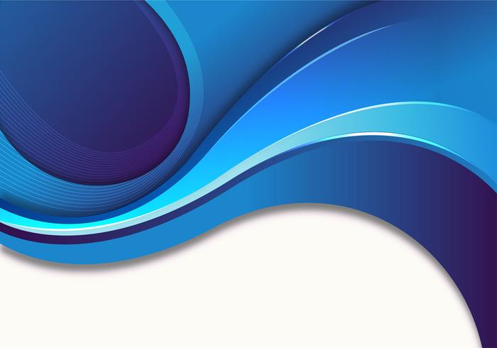 700x490 Blue Abstract Wave Vector Wallpaper