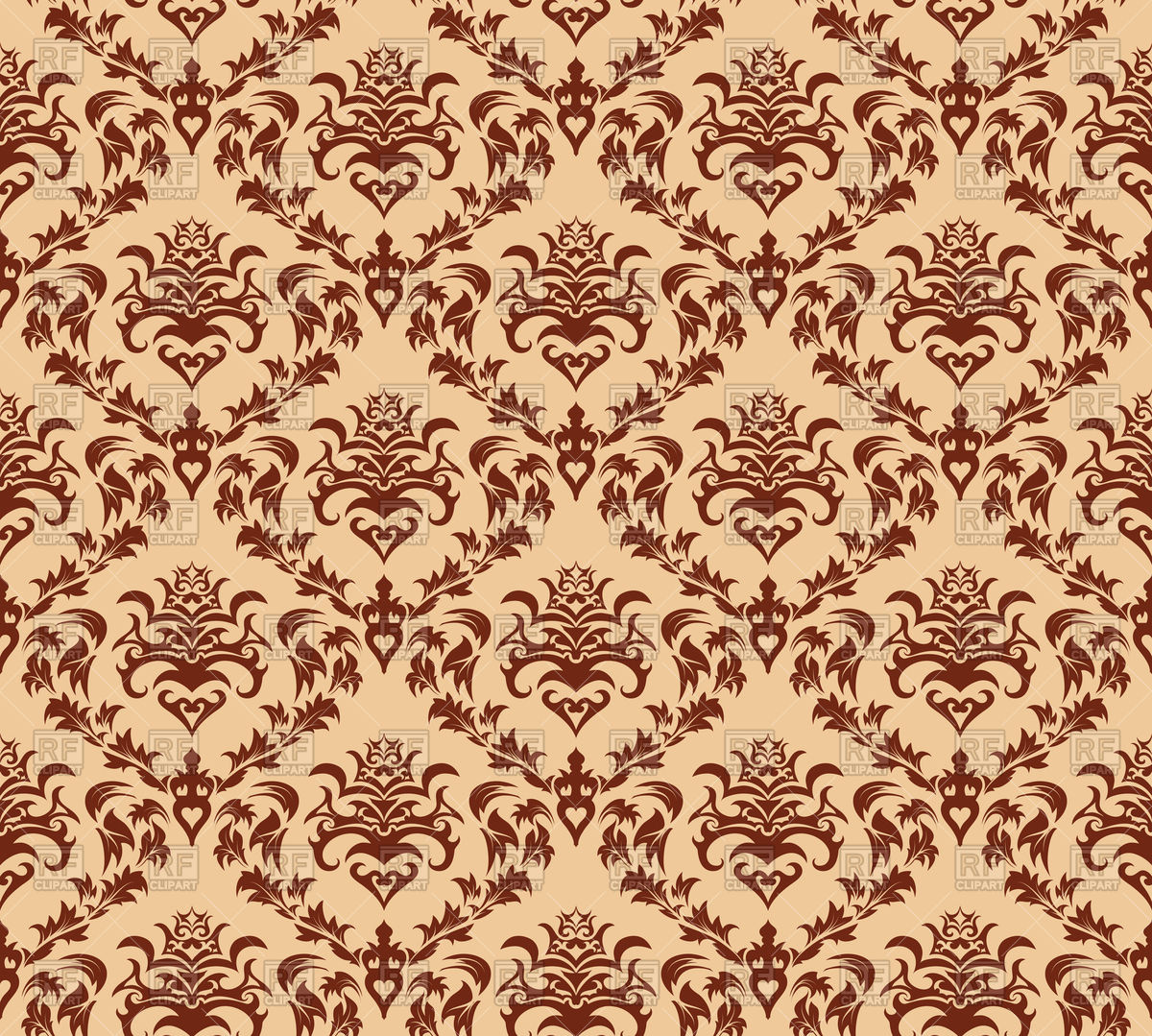 1200x1079 Damask Seamless Pattern