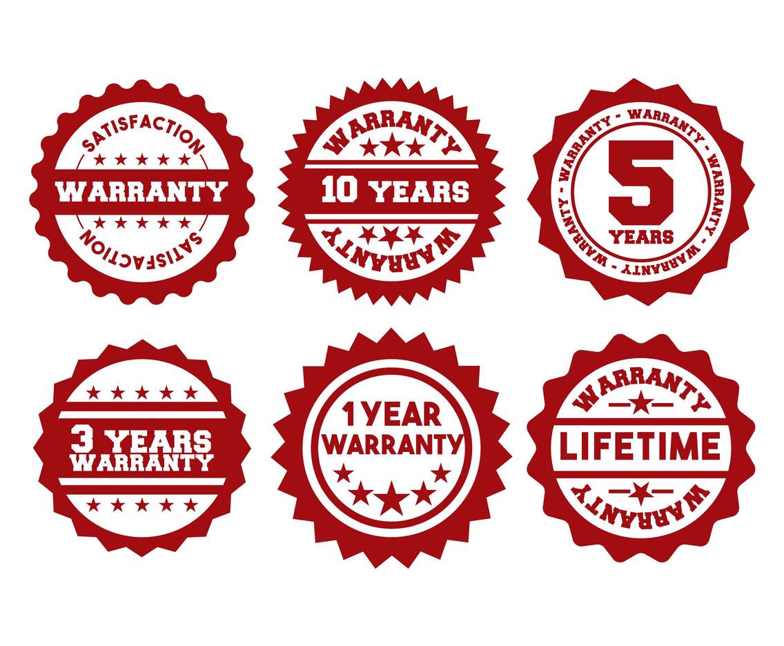 1136x936 Warranty Stamp Vector Set Vector Art Amp Graphics