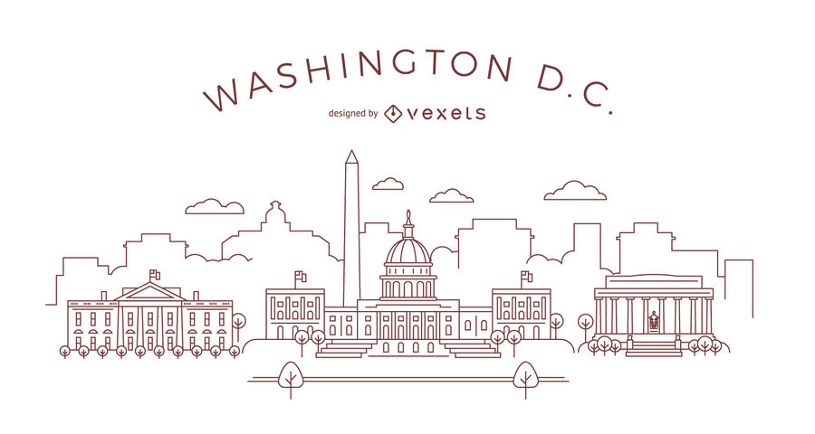 900x480 Washington Dc Stroke Skyline