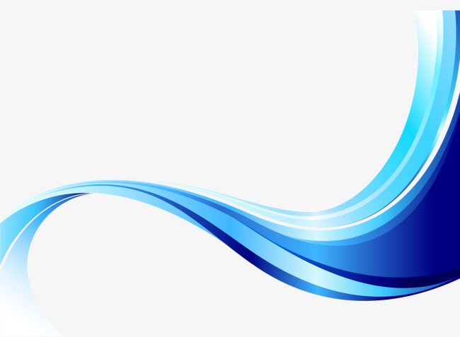 650x477 Vector Blue Wave Decoration, Waves Decorative Material, Blue Wave