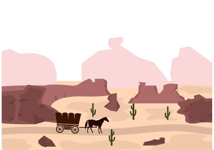 700x490 Wild West Vector Background