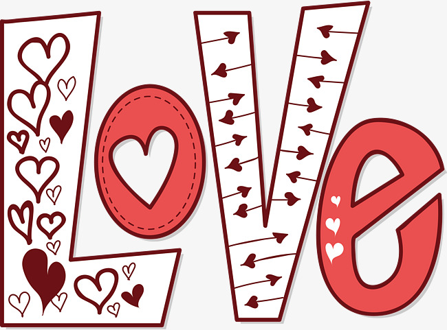 650x481 Romantic Patterns Love Art Words, Love Vector, Vector Png, Word
