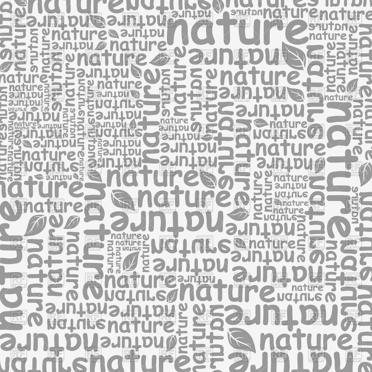 1200x1200 Background With Words Nature Vector Image Vector Artwork Of