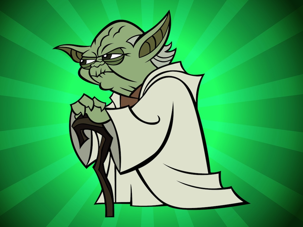 1024x767 Yoda Cartoon Vector Art Amp Graphics