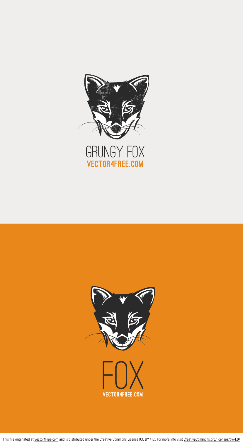 829x1519 Free Vector Fox