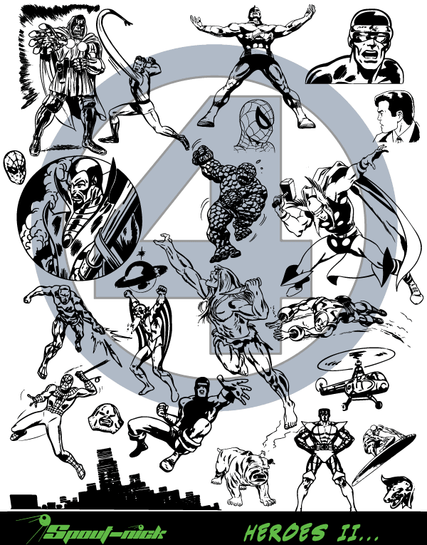 600x765 Free Super Heroes Free Vector Pack Psd Files, Vectors Amp Graphics