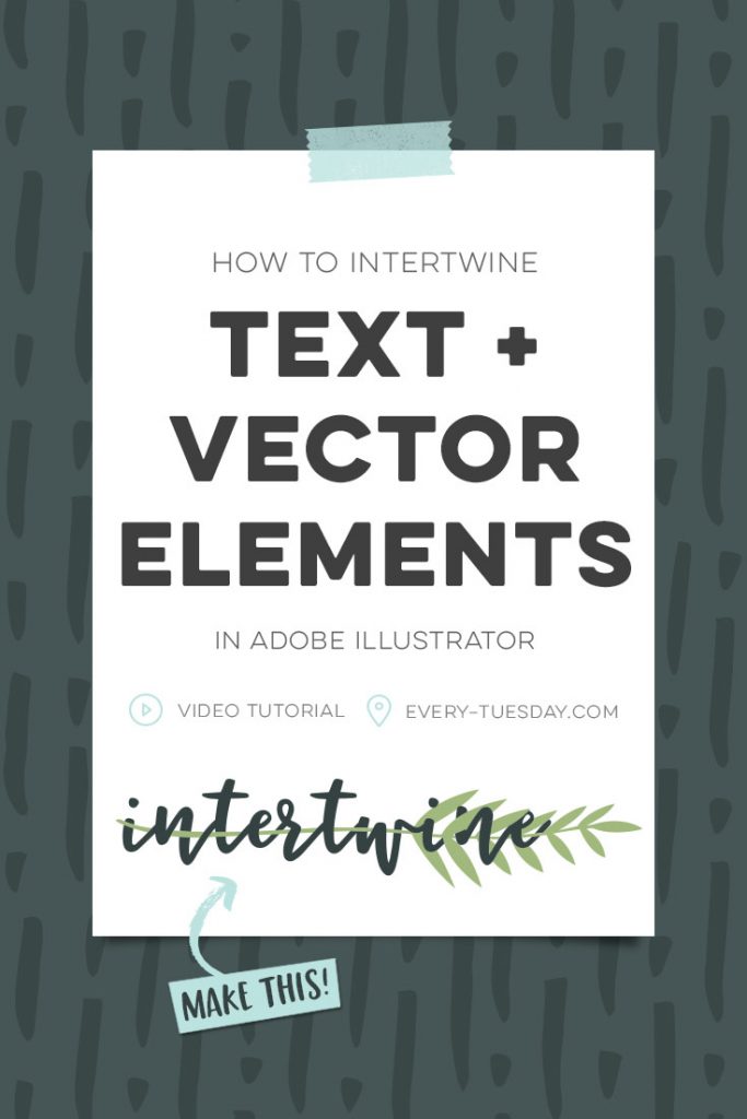 683x1024 How To Intertwine Text And Vector Elements In Adobe Illustrator