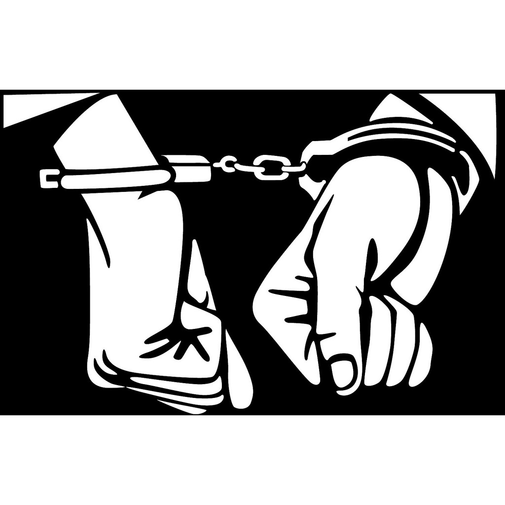 1024x1024 Handcuffed Hands Vector Illustration If You Want To Use