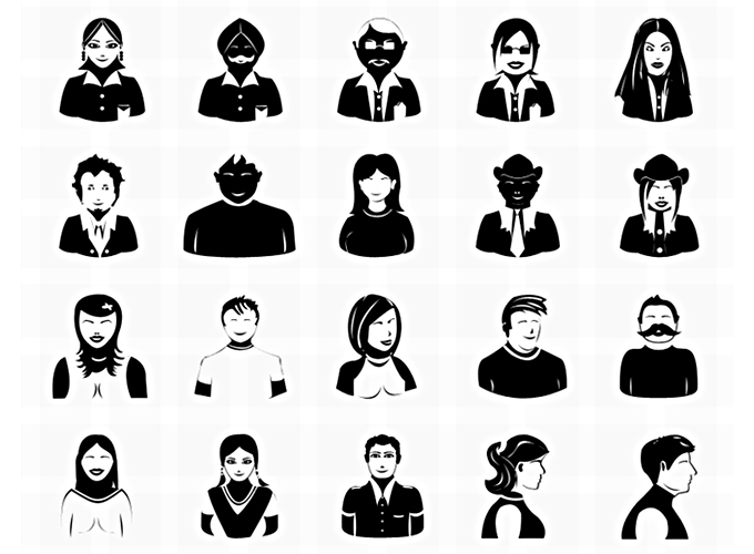 680x500 Free 20 Vector Photoshop Avatar Icons Psd Files, Vectors