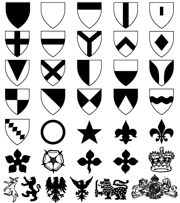 600x675 Free Heraldic Shield Coat Of Arms Vector Amp Photoshop Shapes Psd