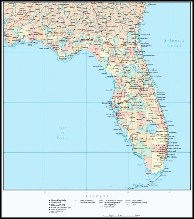 639x720 Digital Vector State Map Fl Adobe Illustrator With Counties Cities