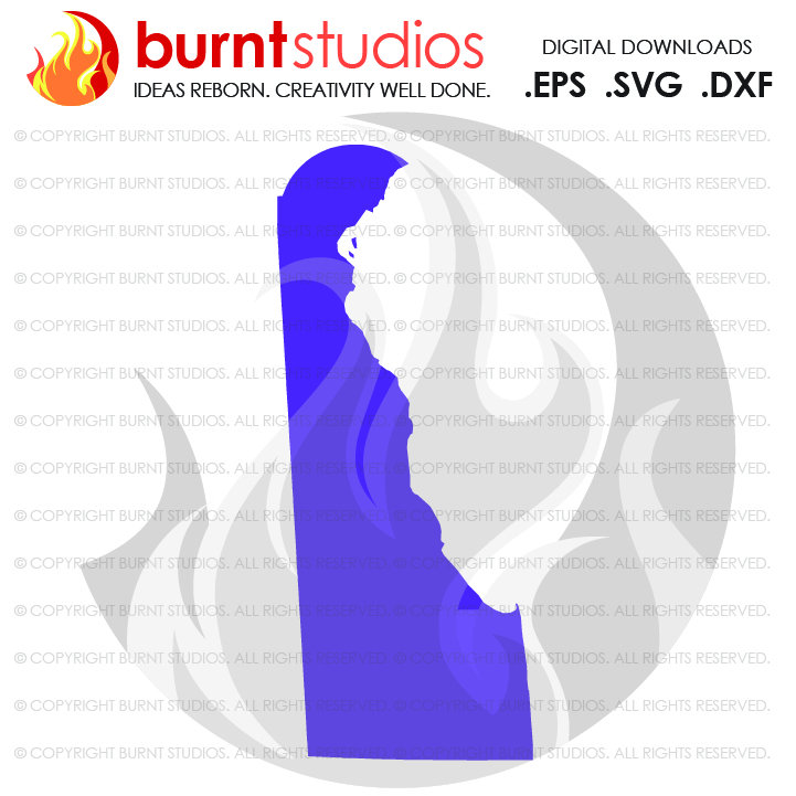 721x721 State Of Delaware Svg Cutting File, Digital Download, Love, Home