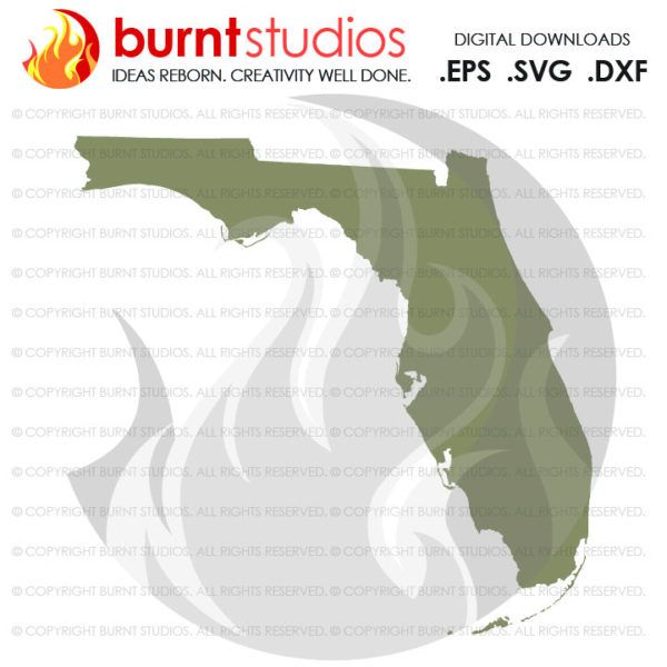 600x600 State Of Florida Svg Cutting File, Digital Download, Love, Home
