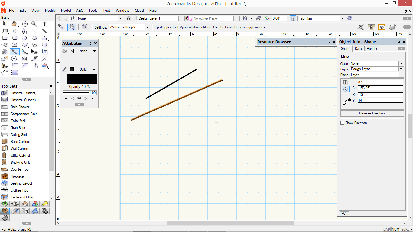 1366x768 Vectorworks Tip 351 Eye Dropper Copy Graphic Styles