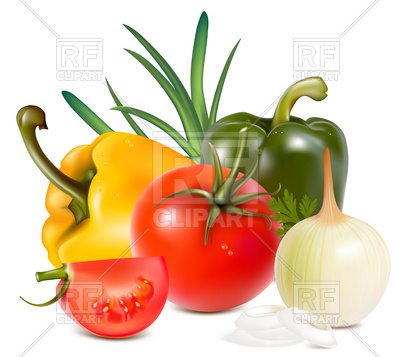 400x357 Fresh Vegetables Vector Image Vector Artwork Of Food And