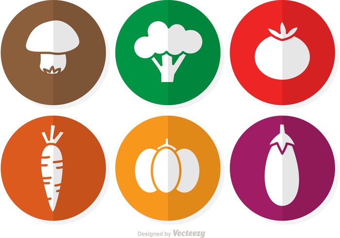 700x490 Vegetable Vector Icons 125955