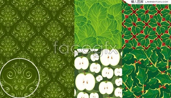 600x344 5 Beautiful Green Fruits And Vegetables Background Vector Vector
