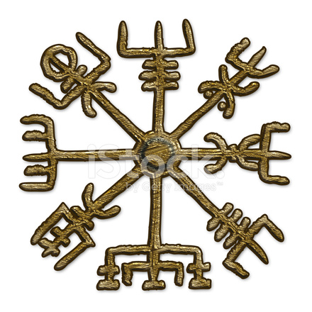 440x440 Vegvisir Iclandic Magical Rune Stock Vector