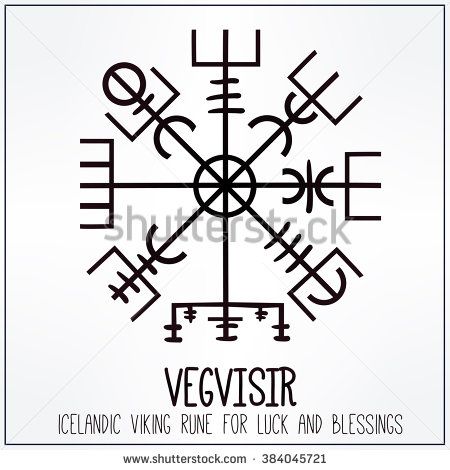 450x470 Stock Vector Vegvisir Runescript Of Ancient Icelandic Vikings