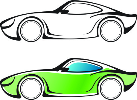 458x335 Set Of Four Car Vector Free Vector In Encapsulated Postscript Eps