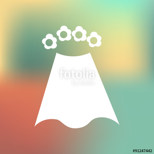 500x500 Wedding Veil Icon Stock Image And Royalty Free Vector Files On