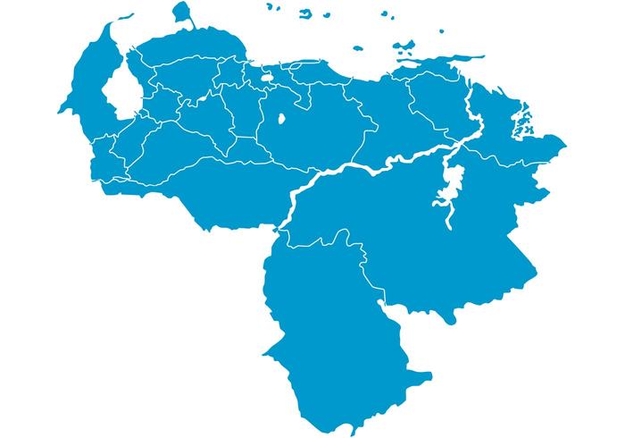 700x490 Venezuela Map Vector Free Vector Art