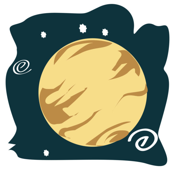 600x600 Planet Clipart Venus