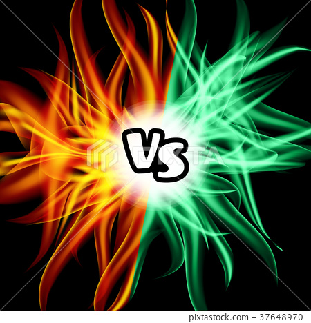 450x468 Versus Vector. Vs Letters.