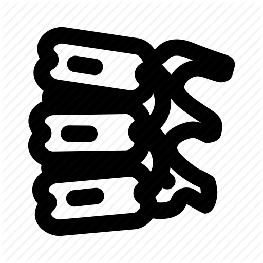 512x512 Collection Of Free Spine Vector Outline. Download On Ubisafe